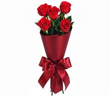 Букет 5 Красных роз Эдлесс Лав в Орловке Воронежской области