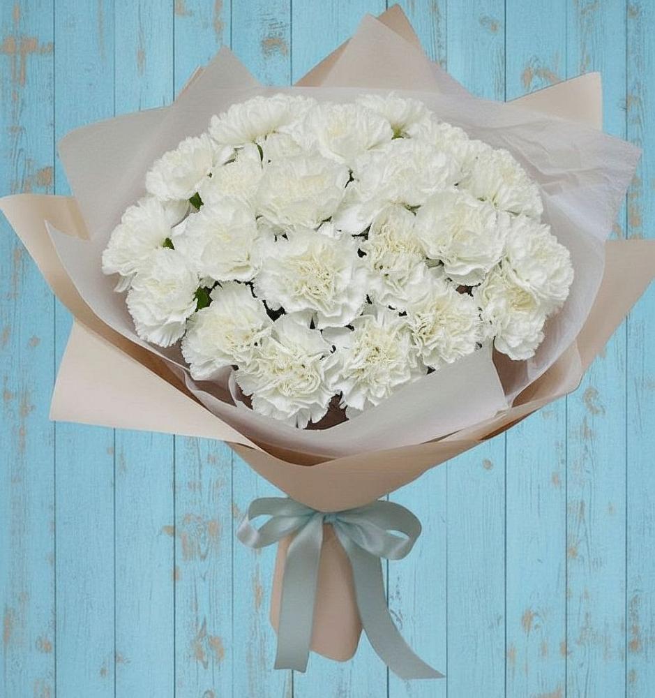 Букет цветов из: Гвоздики в Орловке Воронежской области