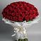 Букет 101 Красная роза Блэк Мэджик в Орловке Воронежской области