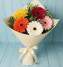 Букет цветов из:  Герберы в Орловке Воронежской области