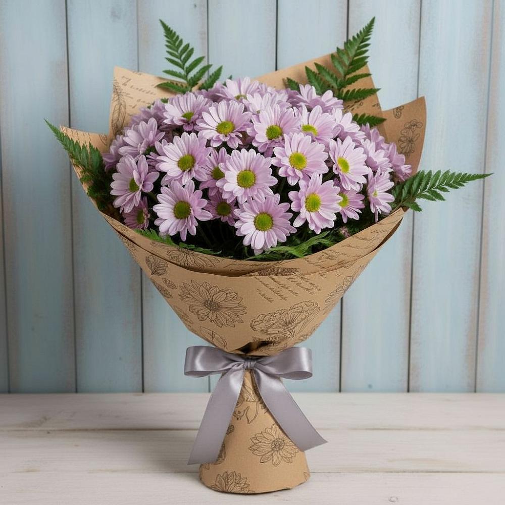 Букет цветов из: Хризантемы в Орловке Воронежской области