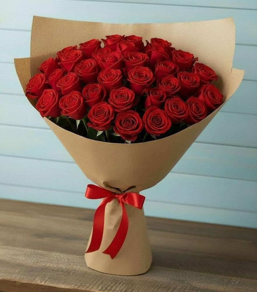 Букет Красные розы Милано в Орловке Воронежской области