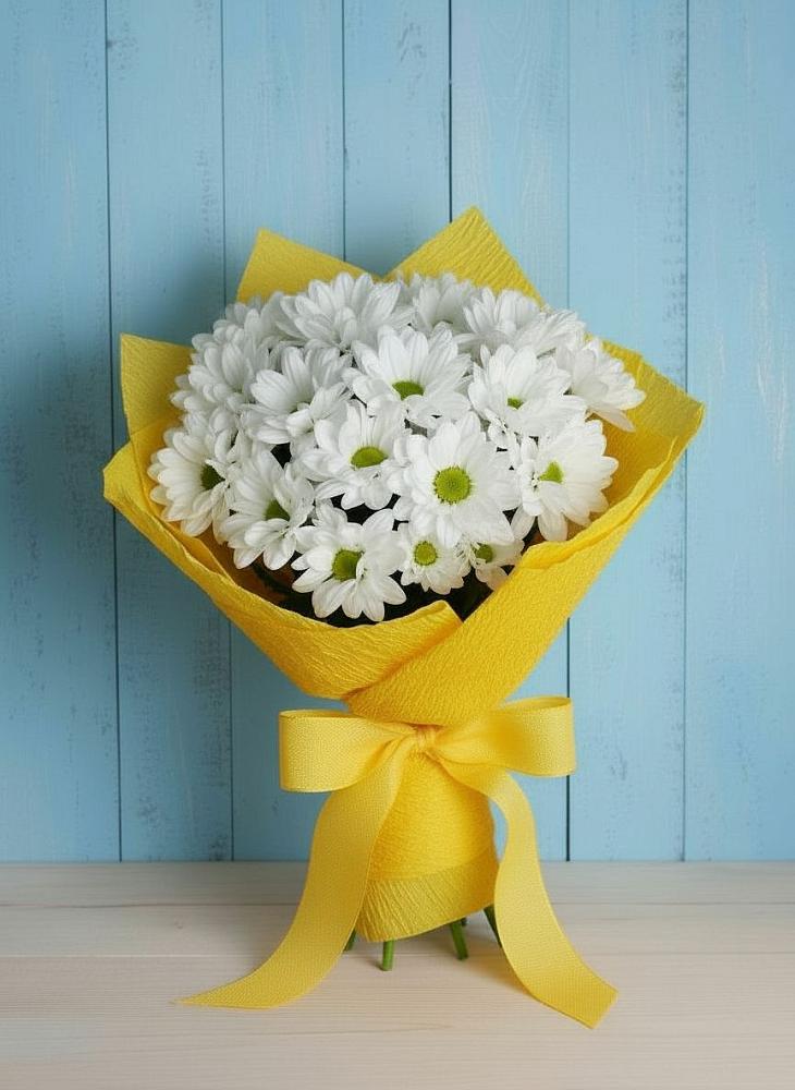 Букет цветов из: Хризантемы в Орловке Воронежской области