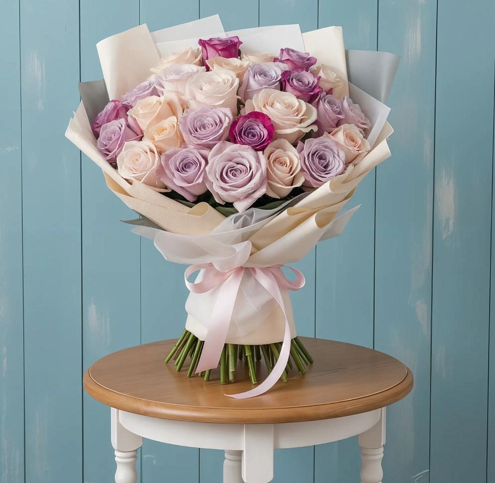 Букет цветов из: Розы в Орловке Воронежской области