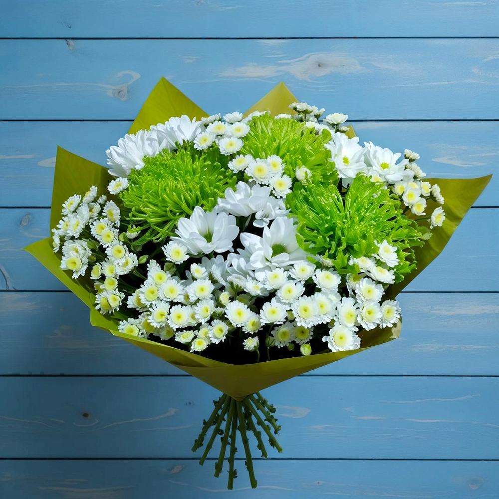 Букет цветов из: Хризантемы в Орловке Воронежской области