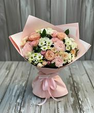 Букет цветов из:  Гвоздики, Розы и Хризантемы #REPLACE_PRED# Орловке Воронежской области