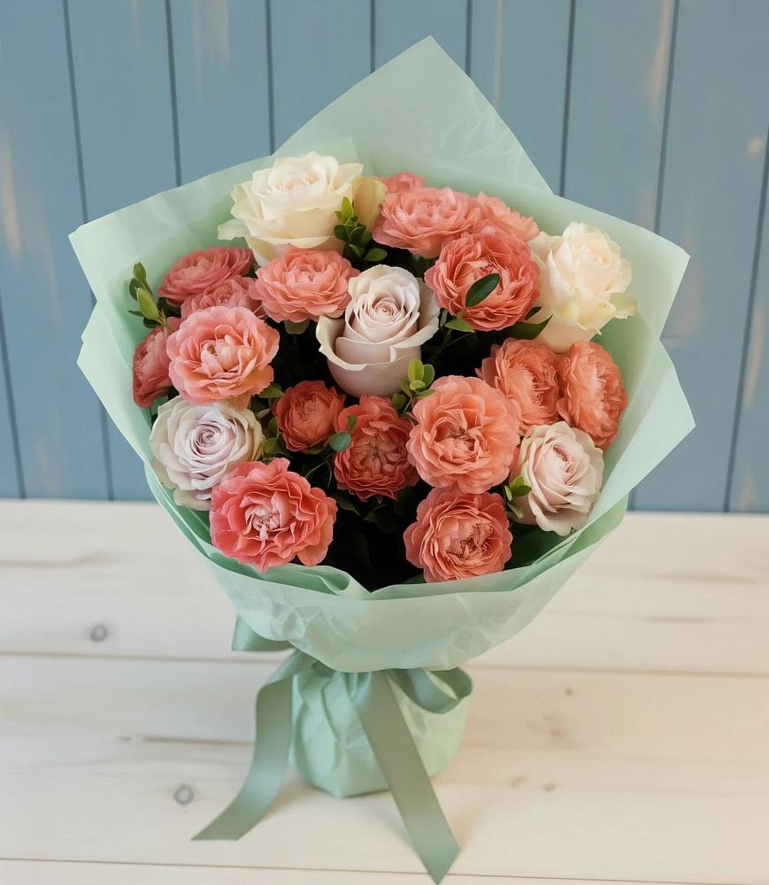 Букет цветов из: Розы в Орловке Воронежской области