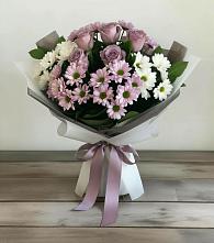 Букет цветов из:  Хризантемы и Розы #REPLACE_PRED# Орловке Воронежской области