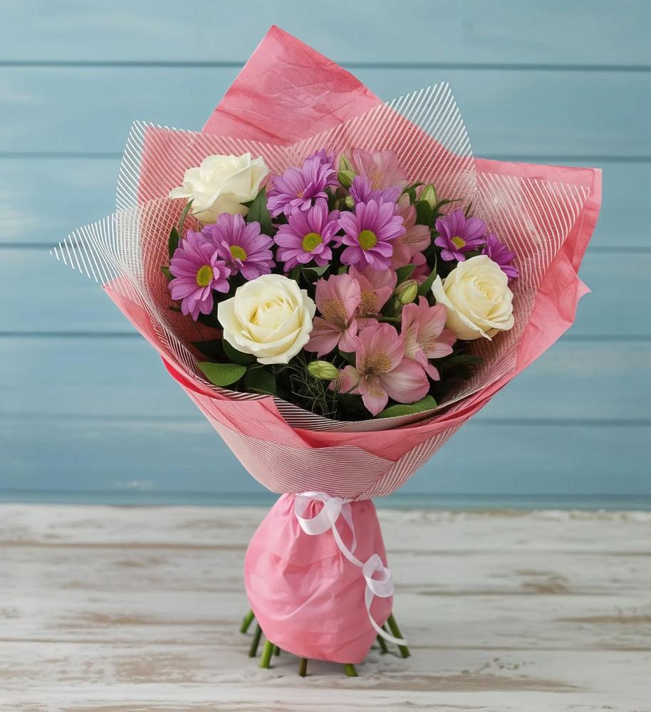 Букет цветов из: Герберы в Орловке Воронежской области