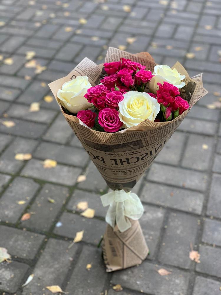 Букет цветов из: Розы в Орловке Воронежской области