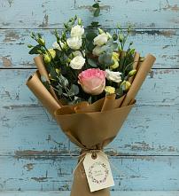 Букет цветов из:  Розы и Лизиантусы #REPLACE_PRED# Орловке Воронежской области